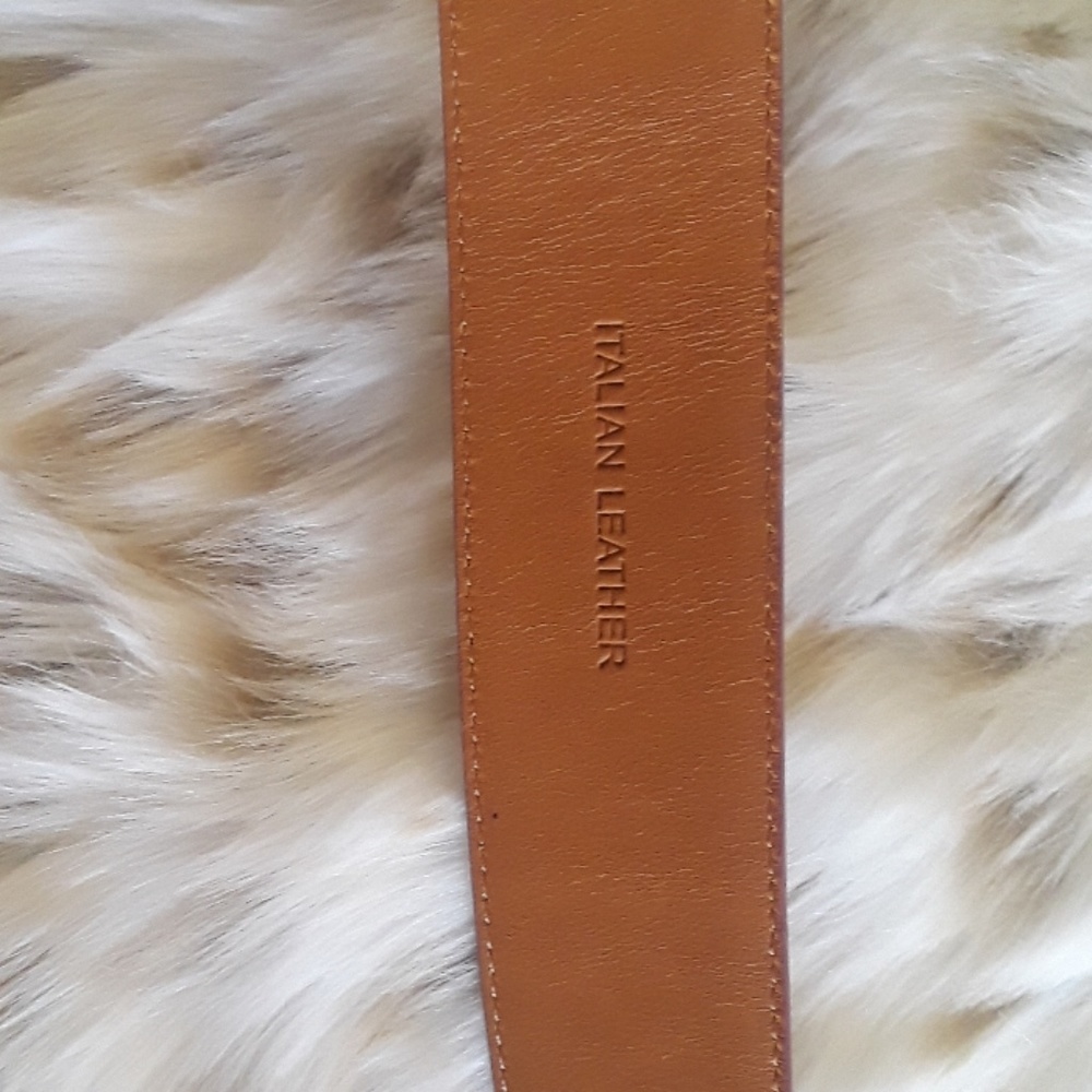 Ralph Lauren Lauren purple pink croc Belt - Picture 3 of 8